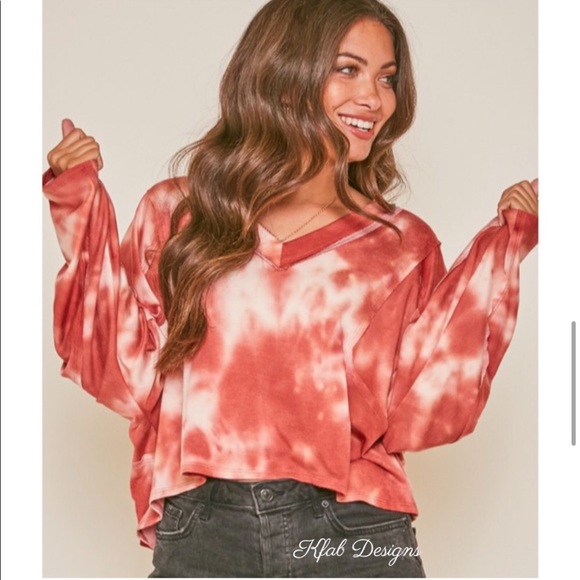 ❤️SO SOFT TIE DYED BATWING TOP!❤️ - Picture 7 of 10